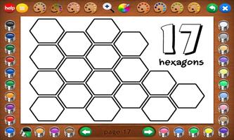 Coloring Book 23 Lite: Counting Shapes imagem de tela 2