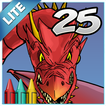 Coloring Book 25 Lite: Dragon Attack