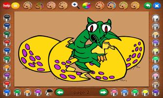 Coloring Book 25 Lite: Dragon Attack постер