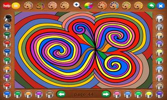 Coloring Book 26 Lite: Geometric Designs screenshot 1