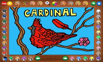 Coloring Book 27 Lite: Woodland Animals screenshot 1