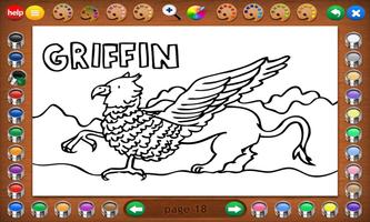 Coloring Book 29 Lite: Mythical Creatures скриншот 2