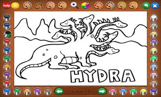 Coloring Book 29 Lite: Mythical Creatures Ekran Görüntüsü 3