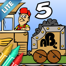 Coloring Book 5 Lite: Alphabet Train APK