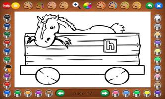 Coloring Book 5 Lite: Alphabet Train capture d'écran 3