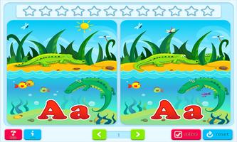 Find the Difference Game 3: ABCs पोस्टर