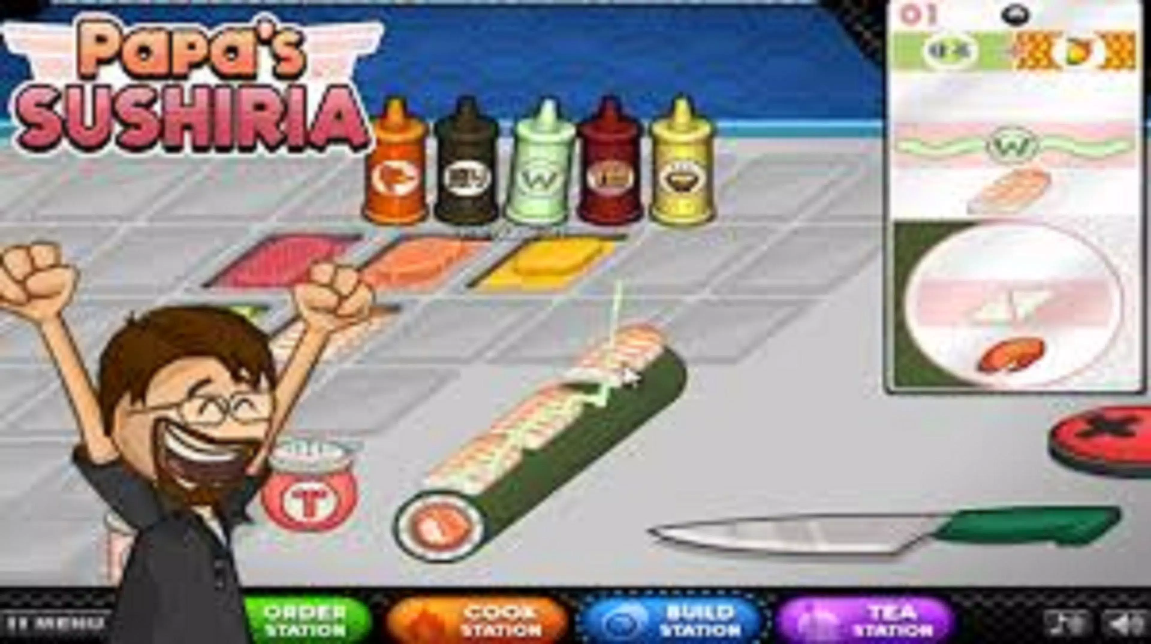 PAPA'S SUSHIRIA jogo online no