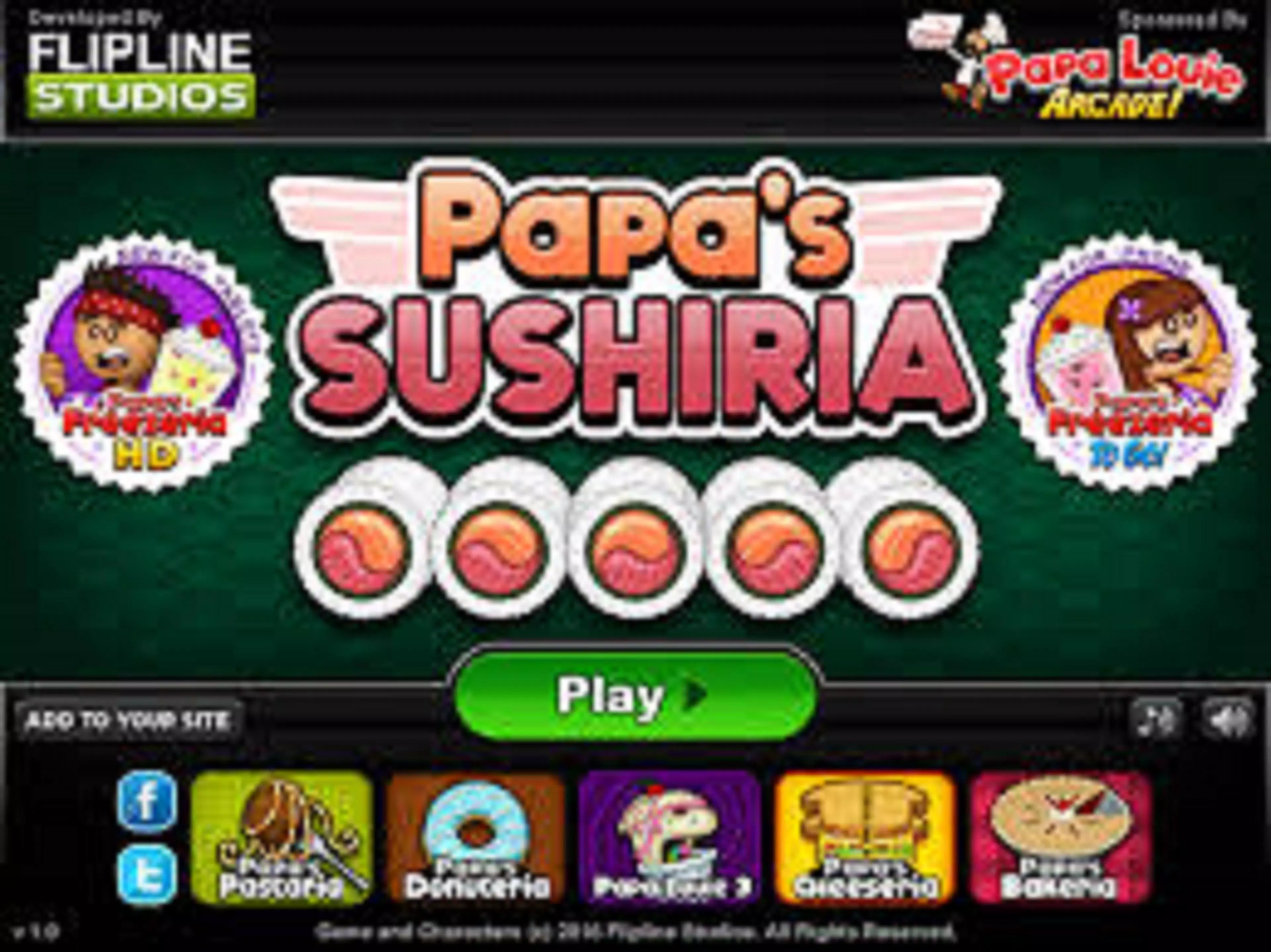 Papa's Sushiria  Jogue Grátis no !