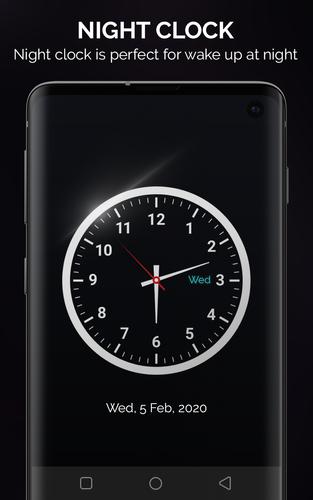 nachtklok behang analoge klok wallpaper for android apk download