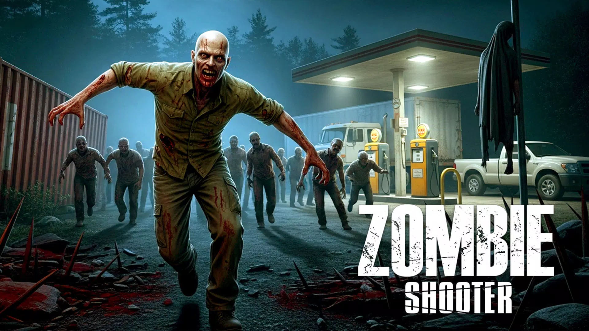 Zombie shooting survival games