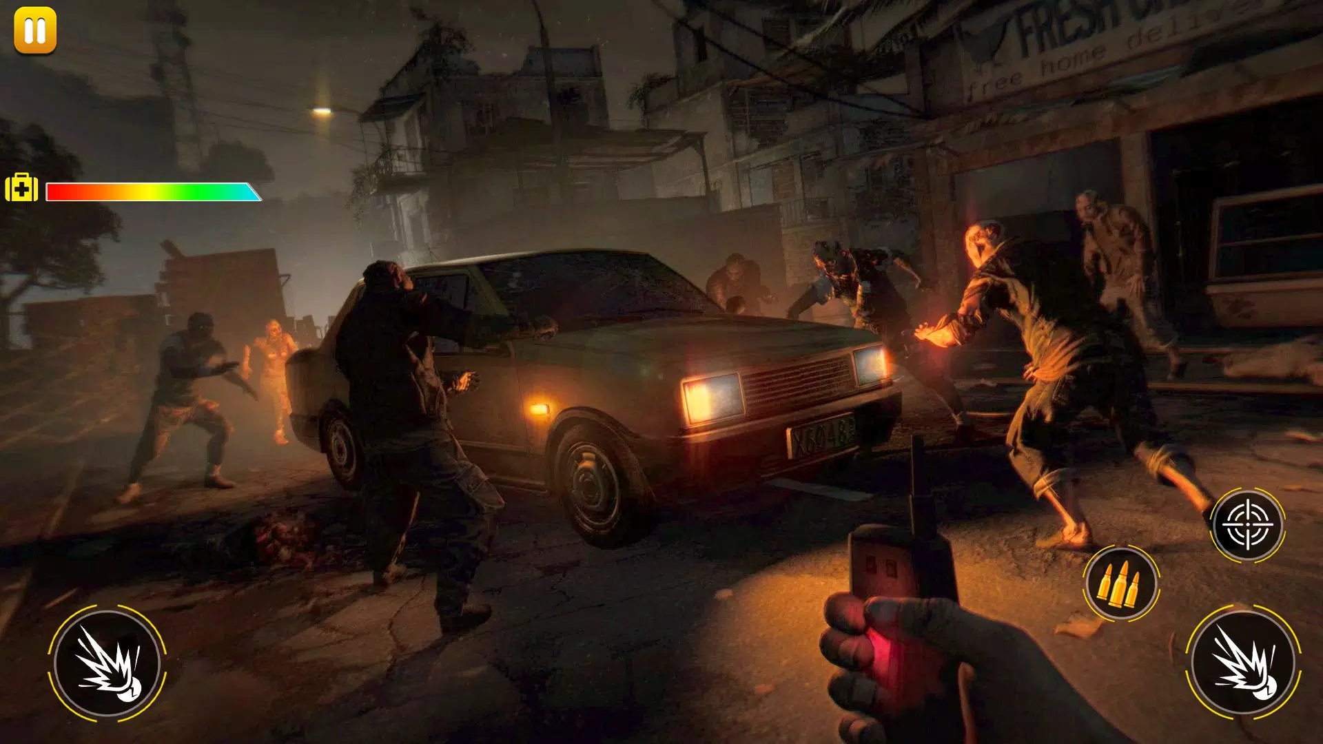 Zombie shooting survival games