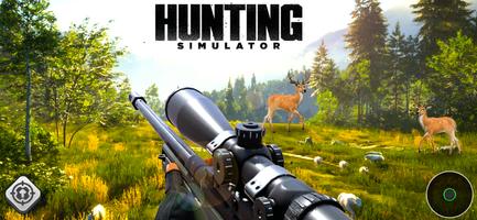 simulateur de chasse aux anima Affiche