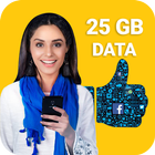 Daily Internet 25 GB Data アイコン