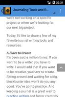 The Art of Journaling poster