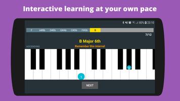 Piano Chords & Scales Trainer اسکرین شاٹ 1