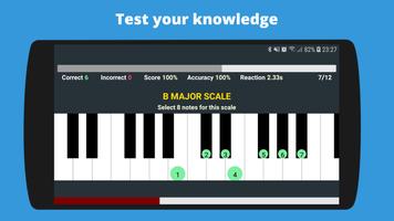 Piano Chords & Scales Trainer اسکرین شاٹ 2