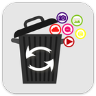 Papelera de reciclaje: medios  icono