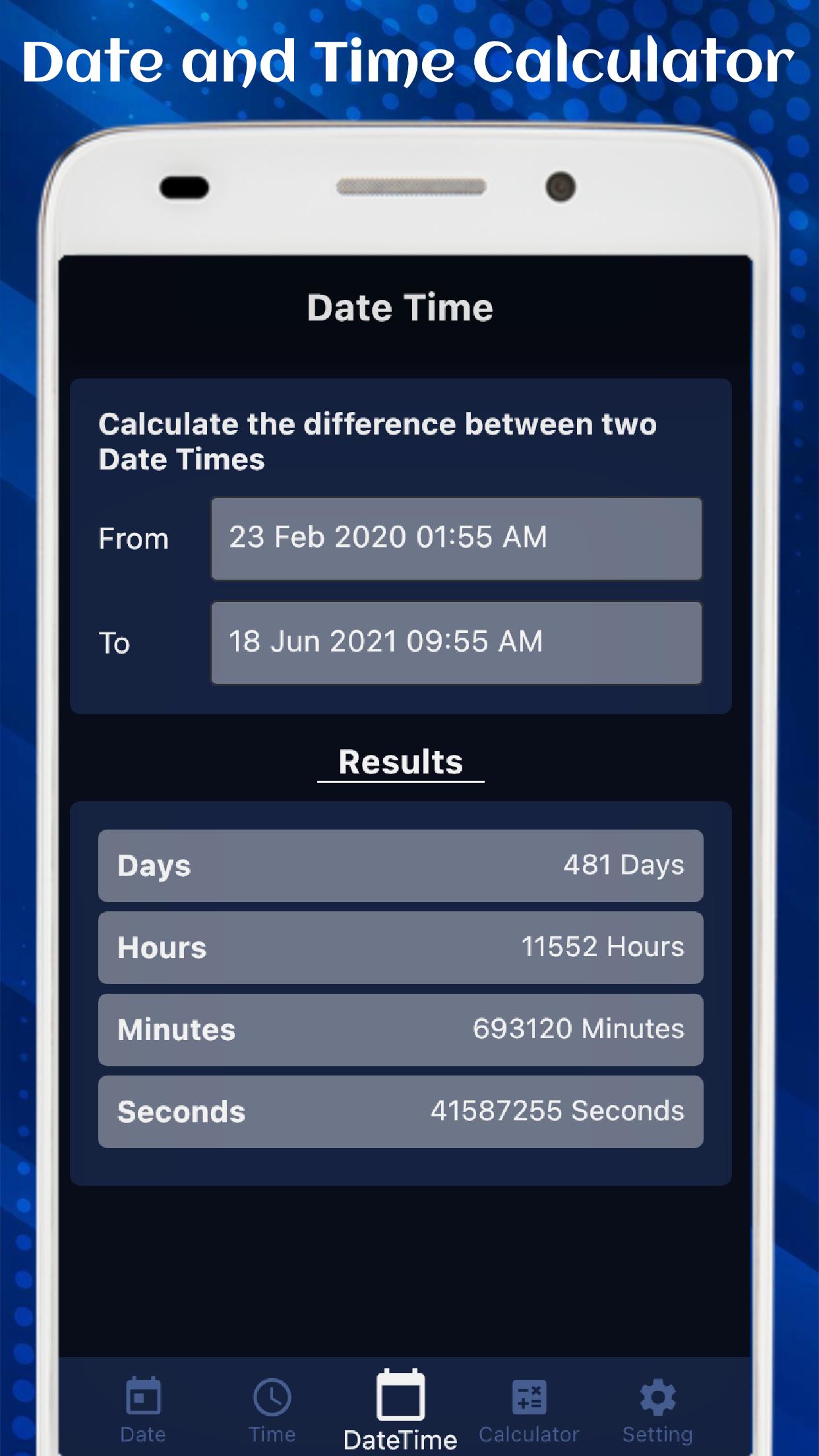 Download do APK de Date and Time Calculator para Android