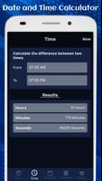 Date and Time Calculator capture d'écran 1