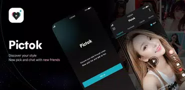 Pictok-Pic,Video,Voice,Match Free with foreigners