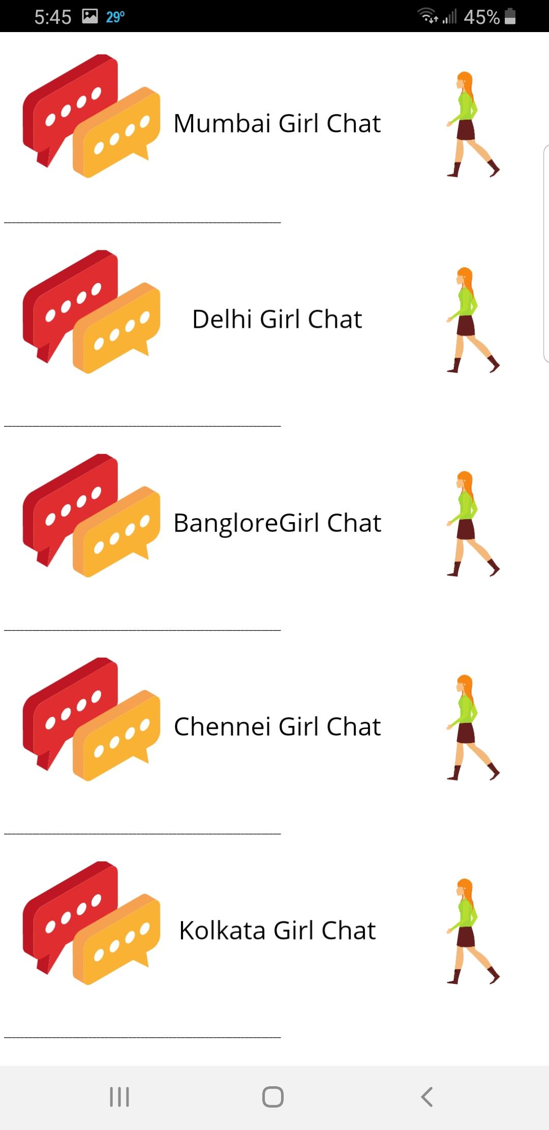 With gorls chat more Free Chat