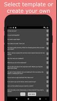 Dating Keyboard - openers and templates messages تصوير الشاشة 1