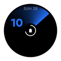 Circle Analog watch face