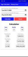 Age Calculator - Hitung Umur capture d'écran 1