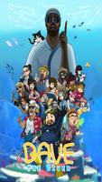 Dave The Diver swimming Scuba الملصق