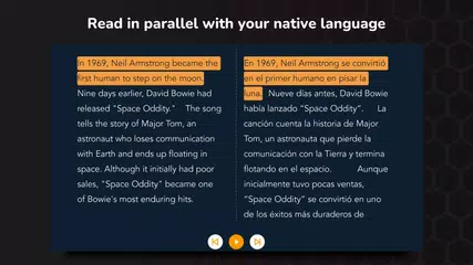 Beelinguapp 英語で物語を読んだり聞いたりできます アプリダウンロード