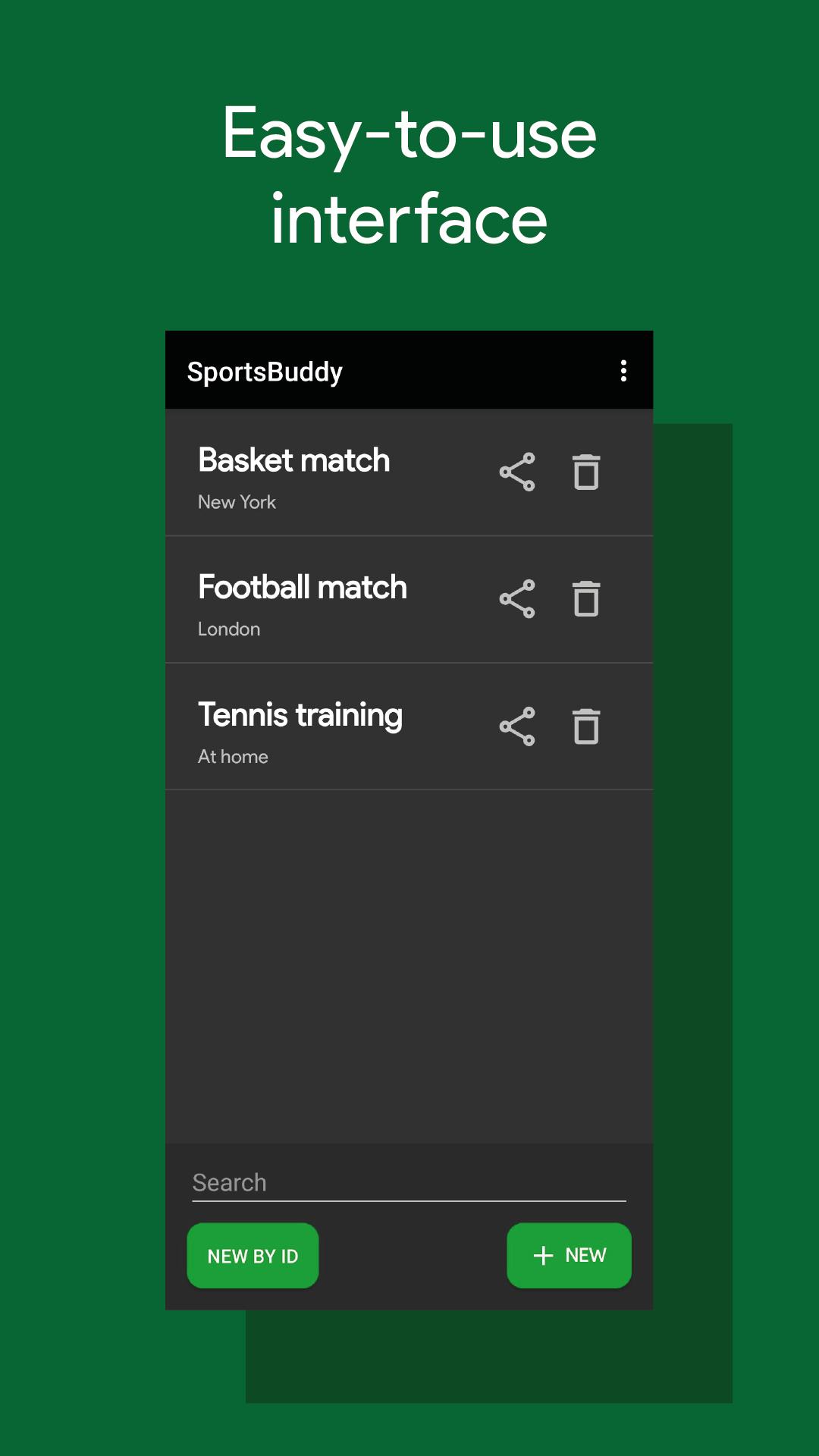 SportsBuddy - Remember all your sport occasions for Android - APK ...