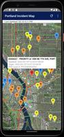 Portland Incident Map постер