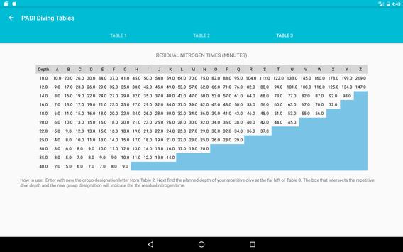 Dive Planner 截图 6