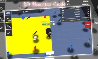 3D Shooter Craft Affiche