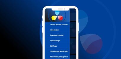 برنامه‌نما Davinci Resolve Tutorials App عکس از صفحه