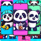 Cute Panda Wallpaper icône