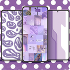 Purple Preppy Wallpaper أيقونة