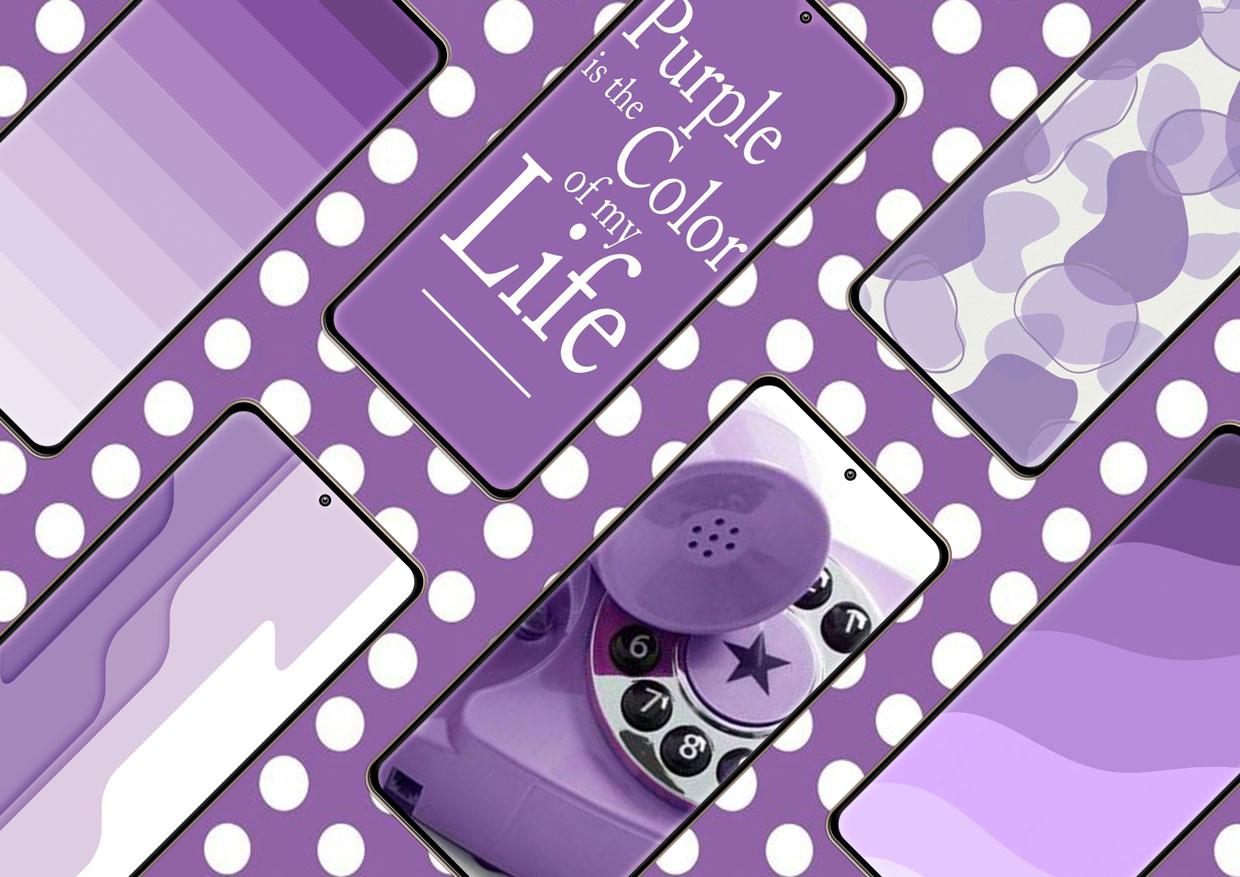 Purple Preppy Wallpaper скриншот 8.