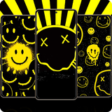 Preppy Smiley Face Wallpaper icono