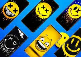 Preppy Smiley Face Wallpaper captura de pantalla 1
