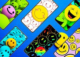 Preppy Smiley Face Wallpaper captura de pantalla 2