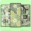 ”Sage Green Aesthetic Wallpaper