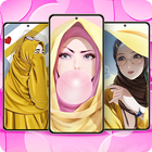 Wallpaper Girl Hijab icône