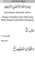 Surat Yasin dan Terjemah Affiche