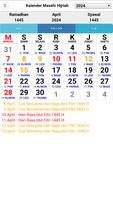 برنامه‌نما Kalender عکس از صفحه