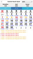 Kalender syot layar 2