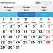 Brunei Kalender