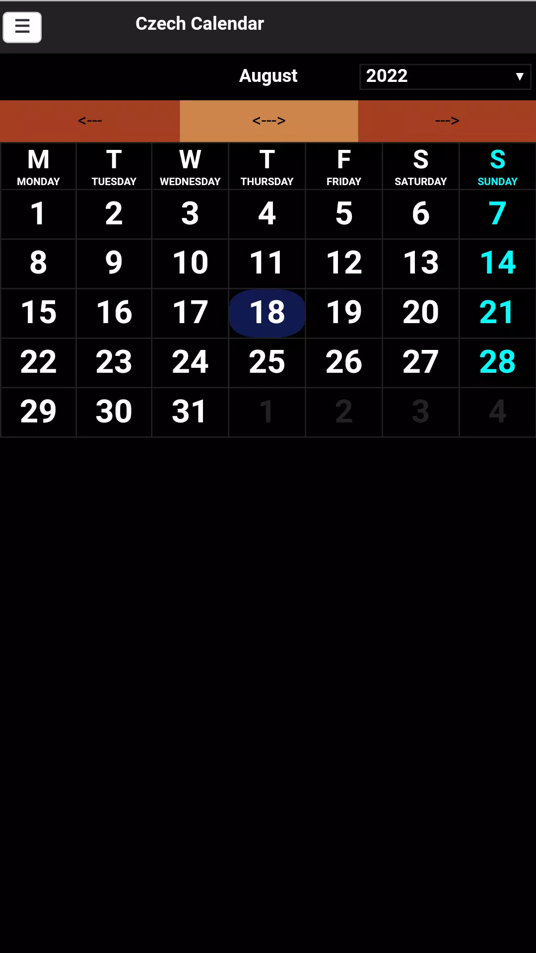Český kalendář APK for Android Download