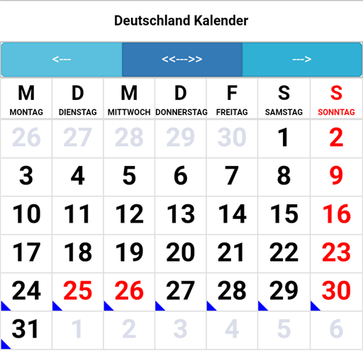 Deutschland Kalender