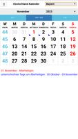 1 Schermata Deutschland Kalender
